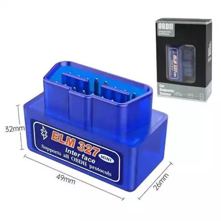 Scanner automotivo Bluetooth Android EML 327 - Em estoque - Mini scanner alex