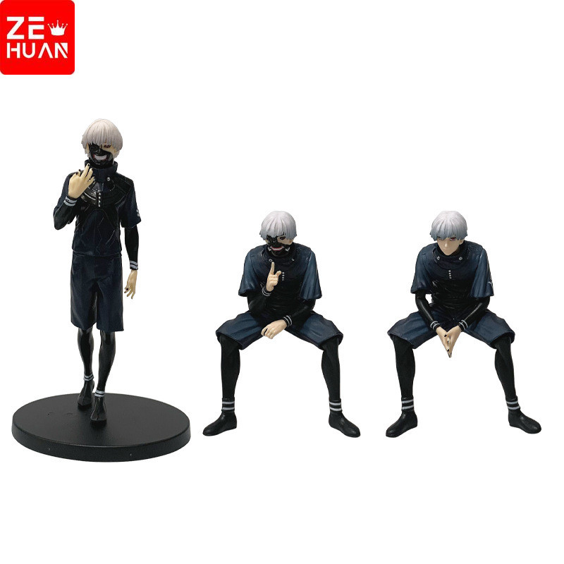 Peluche De Kaneki Ken De 10 Cm – Cojín Decorativo Para Fans Del Anime, Suave Y Portátil