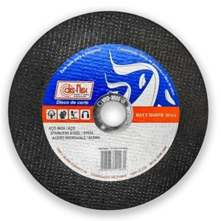 Disco de corte para metal 7" x 3/32" x 7/8" - 14.048 Disflex em Oferta na Shopee