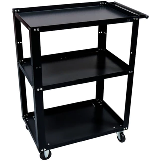 Carrinho para ferramentas aberto com 3 prateleiras - Dark - Presto em Oferta na Shopee