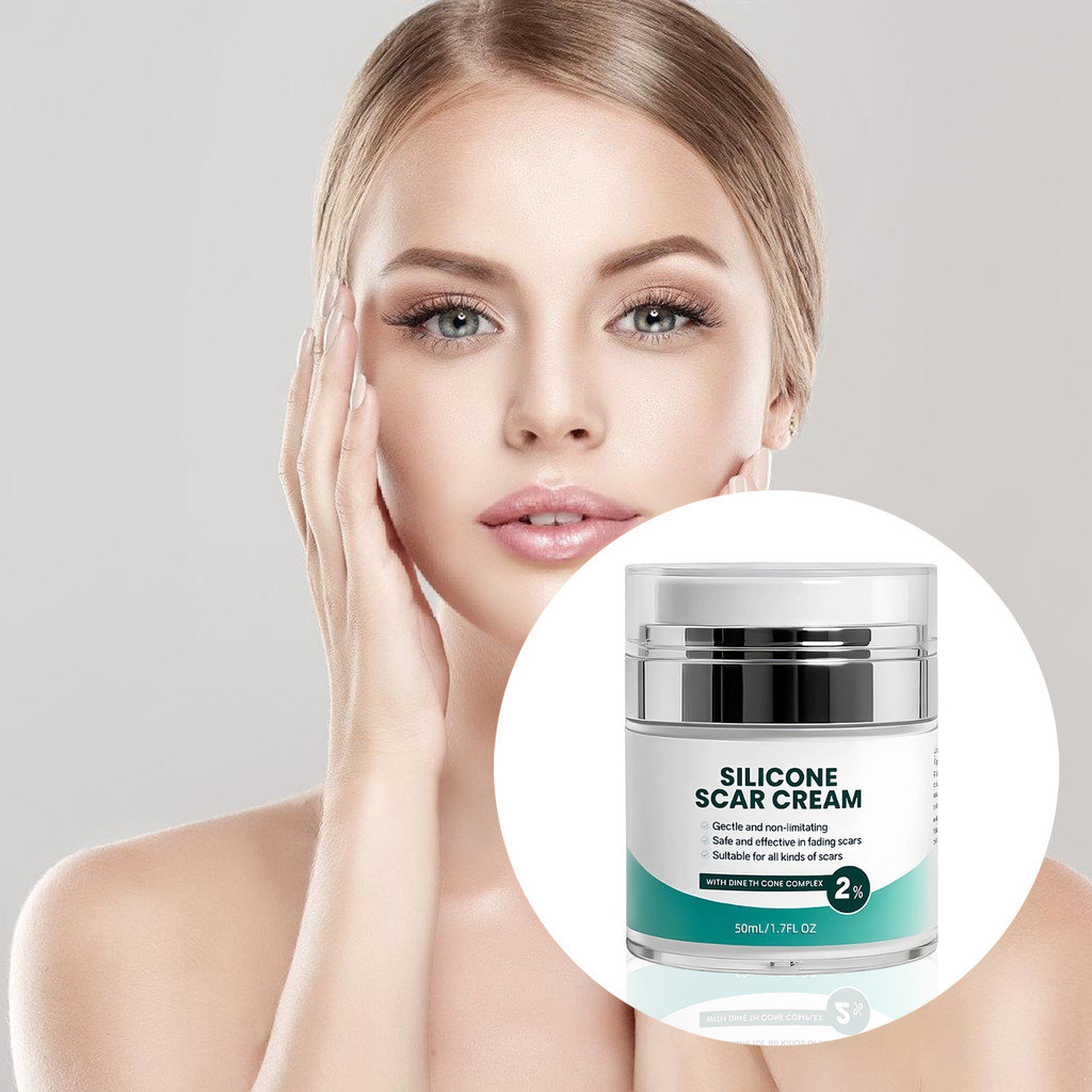 Gel De Cicatriz De Silicone 50ml Creme Profissional De Remoção Para ...
