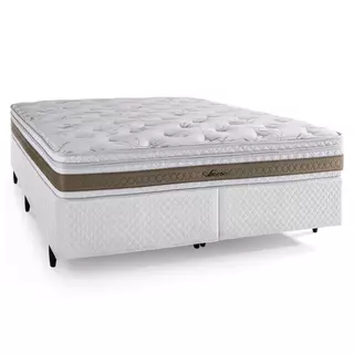 Cama Box Queen Size Herval Amore, em Molas Ensacadas, 67x158x198 cm em Oferta na Shopee