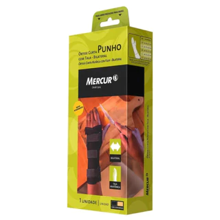 Ortese Punho Curta Com Tala Bilateral Mercur Preta Tamanho P em Oferta na Shopee