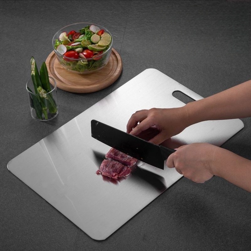 Tábua De Corte Inox 304 Antibacteriana Para Massas E Carnes--F1823 | Shopee Brasil