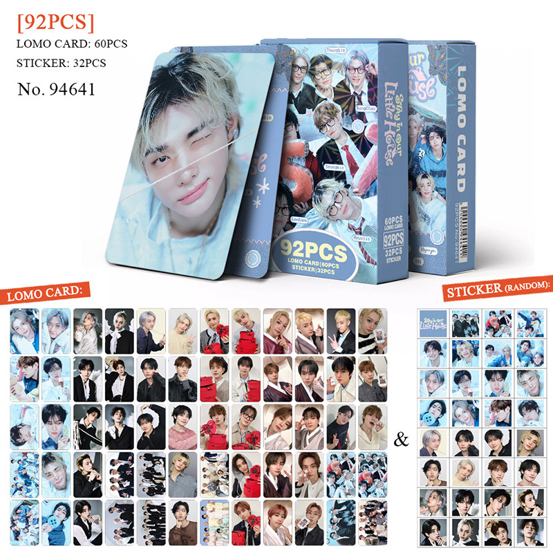 92 Pçs/Caixa Stray Kids Photocard STAY in Our Little House Álbum