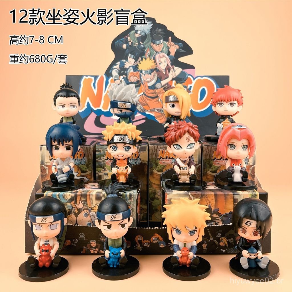 Em estoque Figura da Moda Gaara Sasuke Boneco de Anime Máquina Naruto ...