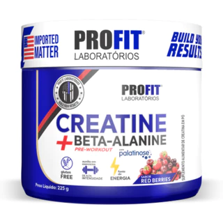 Creatina + Beta-Alanina Profit 225g Mais Resistência e Energia