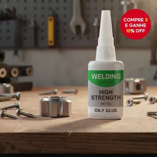 50g Super Cola para Resina, Cerâmica, Metal e Vidro com Alta Resistência para Reparos Rápidos e DIY em Oferta na Shopee