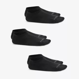 Kit 3 Pares Meia Masculina Básica Algodão Poliamida Preta 33/38 em Oferta na Shopee