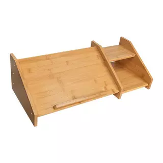 Base Para Notebook Zinnia, Com Elevacao e Organizador, Bambu, ZNO-NTB-NT em Oferta na Shopee
