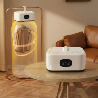 Secador de Roupas Portátil com Capa | Mini Estufa de Secagem com Timer 2/4/6h em Oferta na Shopee