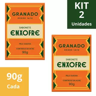 Sabonete Granado Enxofre 90g Kit 2 Unidades