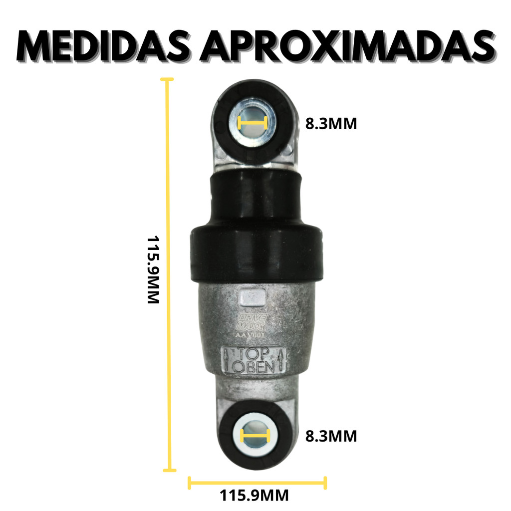 AMORTECEDOR ANTI VIBRAÇÃO 1307 VT8605 (RAIZ) - VIDE DESCRIÇÃO