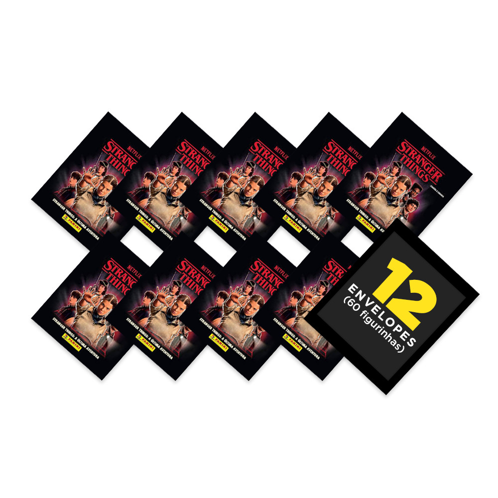 Stranger Things 3 - Contém 12 Envelopes (60 Figurinhas) - Novo | Shopee ...