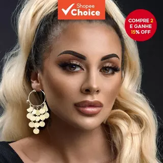 Brincos de Tassel Feminino Simples Moda Luxo Desenho de Nicho Sequenciados High-End Metal em Oferta na Shopee