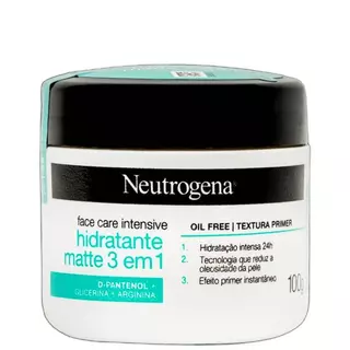 Neutrogena Face Care Matte 3 em 1 - Hidratante Facial 100g em Oferta na Shopee