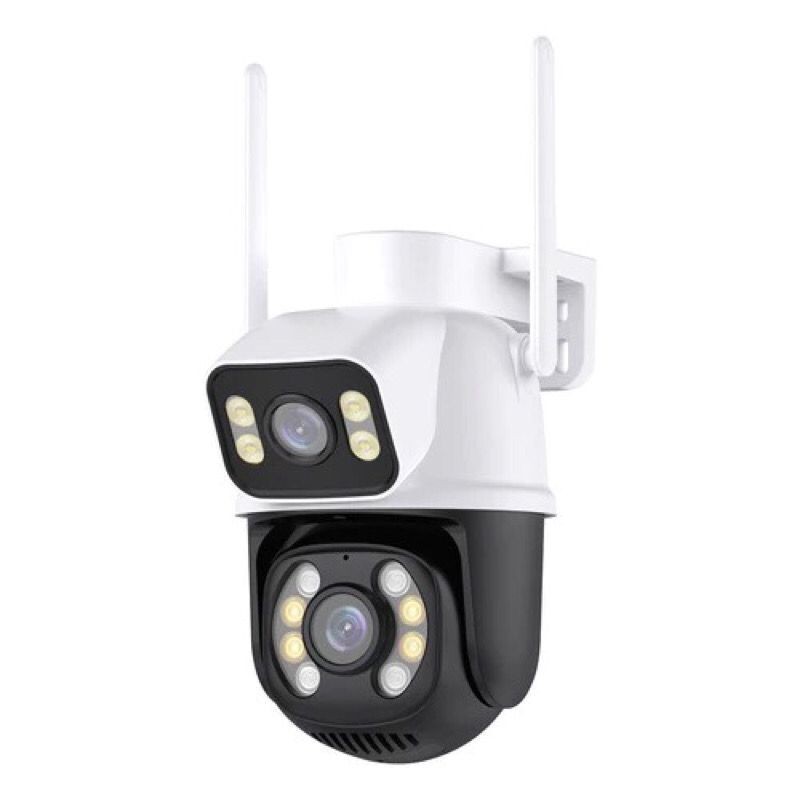 Câmera De Segurança Lente Dupla IP66 Wi-Fi 360° Sensor Movimento Visão ...