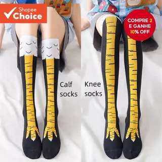 Meias Engraçadas Para Pés De Frango – Inspiradas Em Celebridades (Estilo Zhao Lusi & Yang Di) Longas Inovadoras Mulheres em Oferta na Shopee