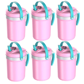 Kit 6 Jarra Termica Fliptop Cor Rosa 2,5 Litros Para Bebiba Gelada Tereré Suco Termolar em Oferta na Shopee