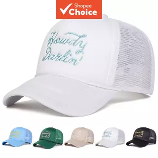 Boné de beisebol ajustável unissex com bordado Howdy Darlim, feito de algodão espacial com rede, adequado para em Oferta na Shopee