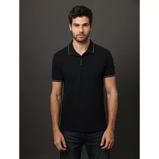 Polo Masculina Etiqueta Calvin Klein Jeans - Preto em Oferta na Shopee