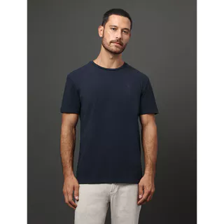 Camiseta Masculina Address Calvin Klein Jeans - Marinho em Oferta na Shopee