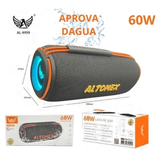 Altomex AL-9999 – Caixa de Som Bluetooth 60W para Exterior Prova d'Água À Prova D'Água Luz Led RGB