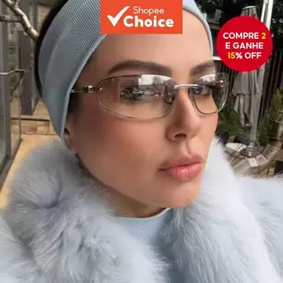 Óculos De Sol De Cor Clara Para Mulheres Prata Mercúrio Lente Moda Início Da Primavera em Oferta na Shopee