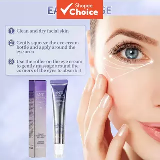 Creme para os Olhos Antirrugas com Bola Roller 360° - Clareia Olheiras e Bolsas, Presente de Cuidados com a Pele para o em Oferta na Shopee