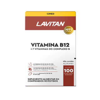 Lavitan Vitamina B12 Complexo B Com 100 Comprimidos - Cimed