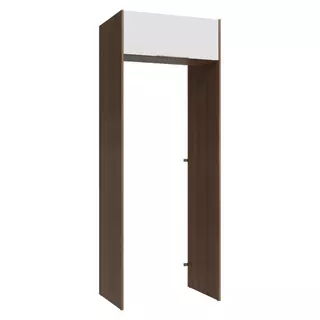Porta-Geladeira 83 cm 1 Porta Basculante Rustic/Branco Stella Madesa em Oferta na Shopee