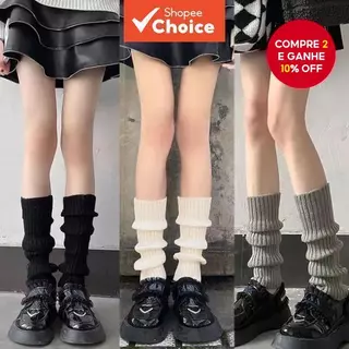 Meias Japonesas Lolita Para Cobertura De Pés – Polainas De Malha Doce 50 Cm Meninas E Mulheres , Acessórios De Uniforme em Oferta na Shopee