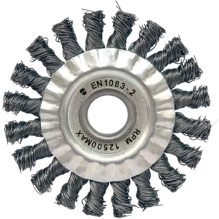 Escova de aço circular torcida 114,3 x 12,7 mm - Norton em Oferta na Shopee