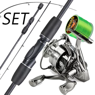 Sougayilang Conjunto De Pesca 1.8M Vara De Fibra De Vidro 5 Seções Portátil Telescópica E Carretel Equipamentos Ao Ar Li