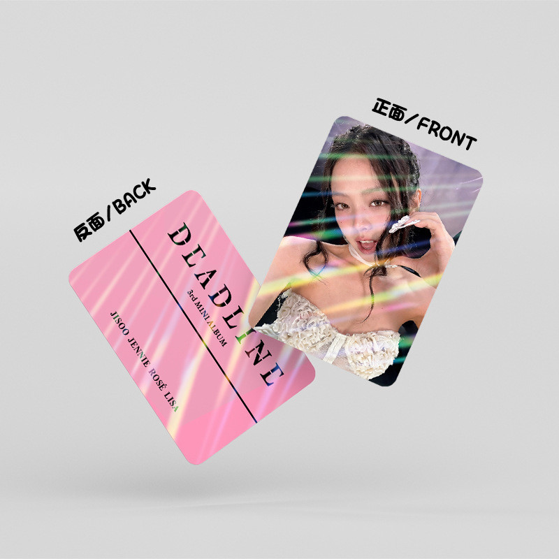 30 Pçs/Caixa BLACKPINK Photocard DEADLINE JUMP Cartão Holográfico
