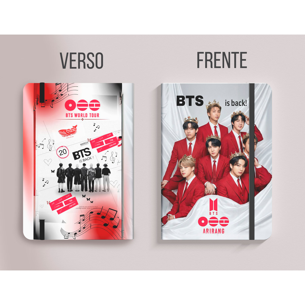Sketchbook BTS Arirang 2026 - para desenho ou anotação ARMY