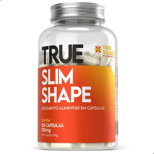 True Slim Shape 600mg 120 Cápsulas True Source Natural | Shopee Brasil