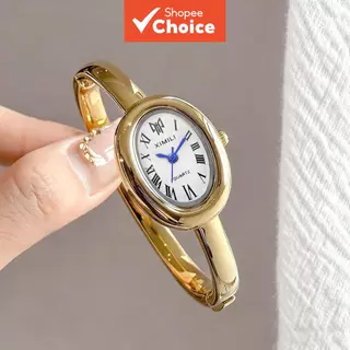 Relógio de Quartzo Feminino com Pulseira de Pulseira Pequeno Roma Dial Retro Clássico Elegante Relógio de Quartzo Feminino com Pulseira de Pulseira Pequeno Roma Dial Retro Clássico Elegante
