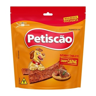 Bifinho Mastigável Tablete Sabor Carne da Petiscão 250g em Oferta na Shopee