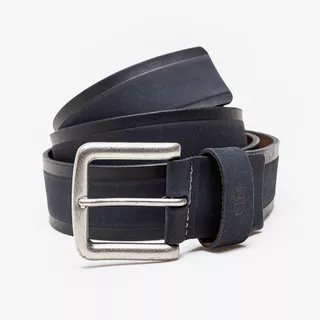 Cinto Largo Garage Azul Jeans em Oferta na Shopee