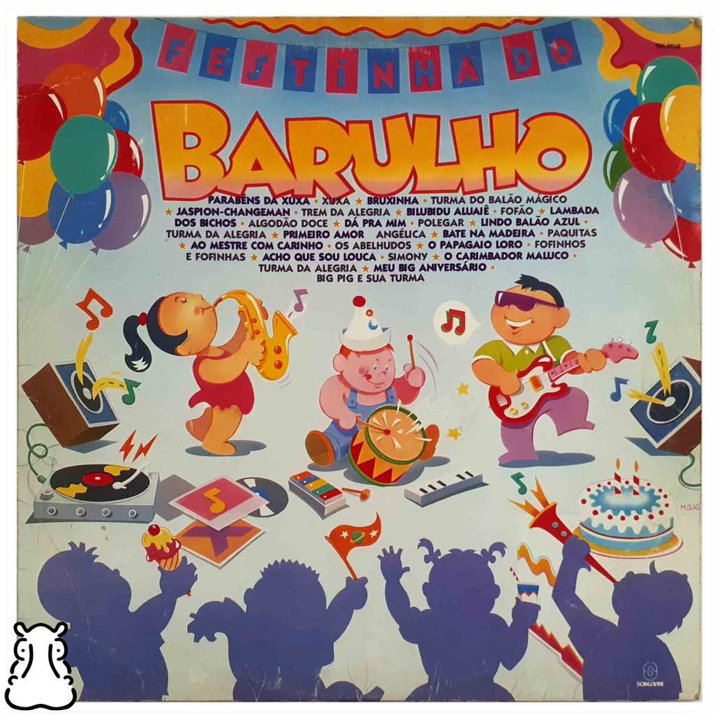 LP Festinha Do Barulho Disco de Vinil Amostra 1989 Leia - Hm | Shopee ...