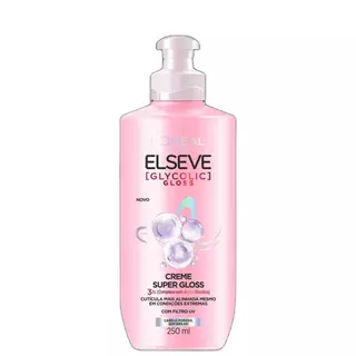 Elseve L’Oréal Paris Glycolic Gloss - Creme para Pentear 250ml em Oferta na Shopee
