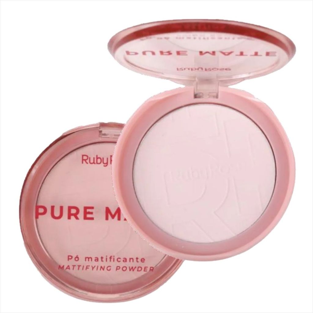 Ruby Rose Pó Compacto Matificante Radiant Kiss HBM402 6,5g | Shopee Brasil