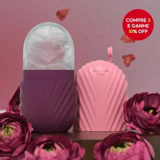Rolo De Resfriamento Reutilizável De Bola De Gelo Facial De Silicone Para Aliviar O Inchaço-Sem Necessidade De Baterias em Oferta na Shopee