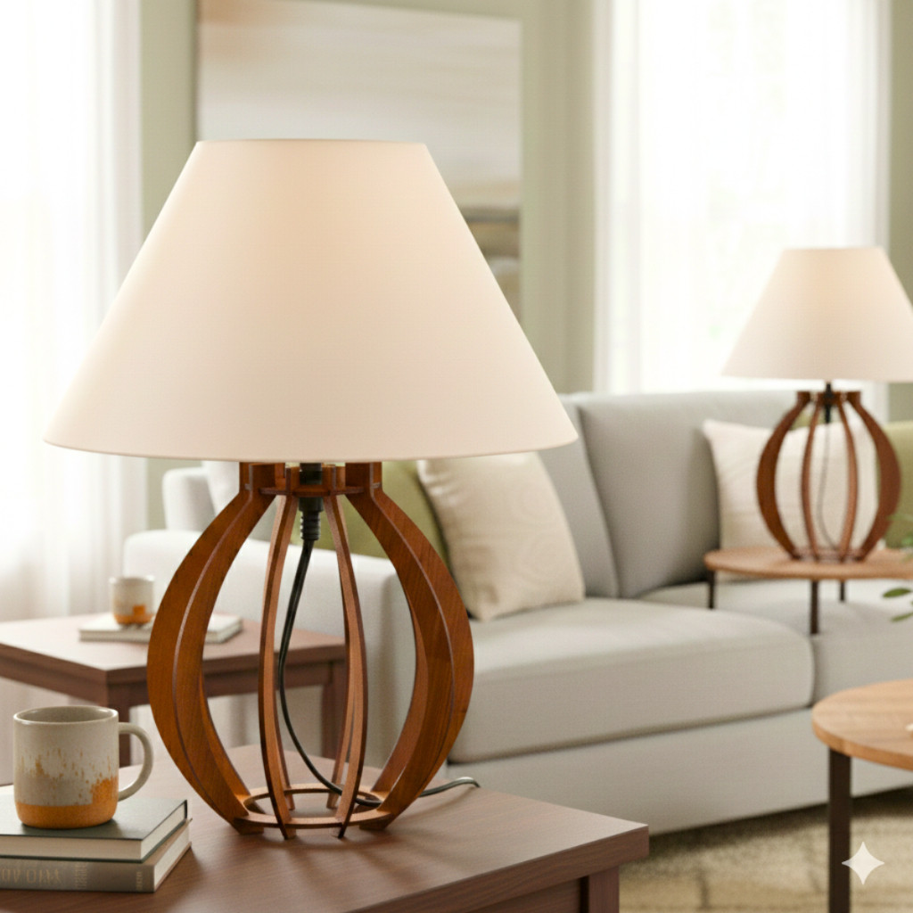 Kit 2 unidades Abajur Cupula Branco - Luminária Para Decoração Quarto e Sala | Shopee Brasil