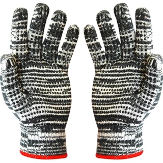 Luva de malha mesclada tricotada 3 fios pigmentada - P?astcor em Oferta na Shopee