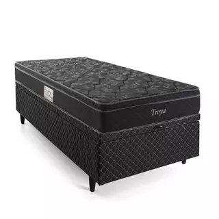 Cama Baú Solteiro Herval Troya, Molas Bonnel, 66x88x188 cm em Oferta na Shopee
