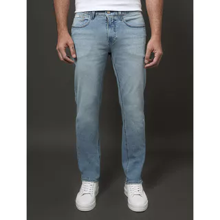 Calça Jeans Masculina Slim 5 Pockets Calvin Klein - Azul Claro em Oferta na Shopee
