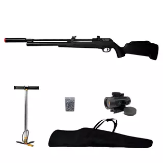 Carabina Pressão PCP PR900S G3 C/Válvula Reguladora 5.5mm Artemis + Capa + Red Dot + Bomba + Chumbo em Oferta na Shopee