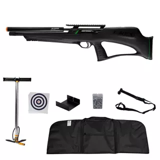 Carabina Pressão PCP T-Rex Bullpup 5.5mm FXR279 VR Artemis+Capa+Chumbo+Bomba+Bandoleira+Alvo+P/Alvo em Oferta na Shopee